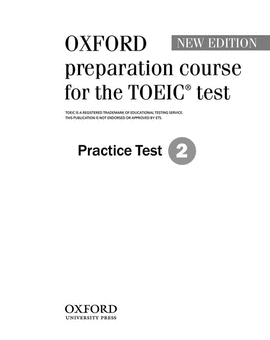 OXF PRE COURSE TOEIC TEST N/E  PR TEST 2