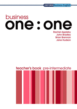 BUSINESS ONE:ONE PRE-INTERMEDIATE.(TCH)