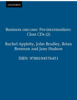 BUSINESS ONE:ONE PRE-INTERMEDIATE.(CLASS CD)