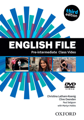 (DVD).(12).ENGLISH FILE PRE-INT.(CLASS DVD) 3�ED.