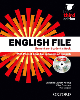 ENGLISH FILE ELEMENTARY: STUDENT'S BOOK AND WORKBOOK WITHOUT ANSWER KEY PACK 3RD