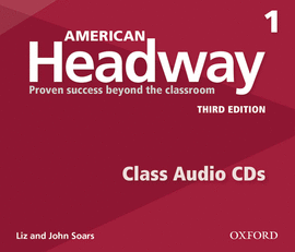 AMERICAN HEADWAY 1 CLASS CD (3) 3ED