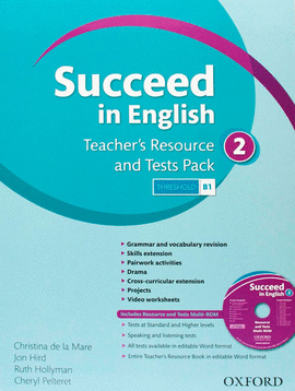 (TCHS).SUCCEED IN ENGLISH 2 TEST PACK (TEACHERS BOOK)