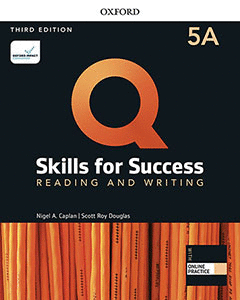 Q SKILLS FOR SUCCESS (3RD EDITION). READING & WRITING 5. SPLIT STUDENT'S BOOK PACK PART A