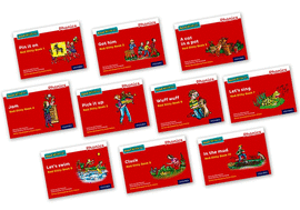 (PACK 10).READ WIRTE INC.PHONICS:RED DITTY BOOKS MIXED