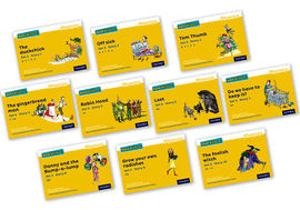 READ WRITE INC - PHONICS SET 5 YELLOW STORY BOOKS - COLOUR PACK O