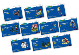 READ WRITE INC - PHONICS SET 6 BLUE STORY BOOKS - COLOUR PACK OF