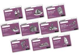 READ WRITE INC.PHONICS:BLACK AND WHITE PURPLE SET 2 MIXED