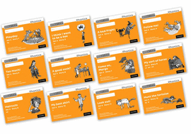READ WRITE INC.PHONICS BLACK&WHITE ORANGE 4 STORY PACK 12
