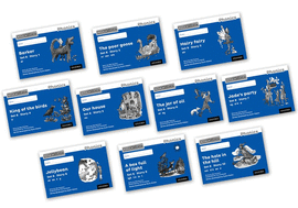 READ WRITE INC.PHONICS:BLACK AND WHITE BLUE SET 6 MIXED