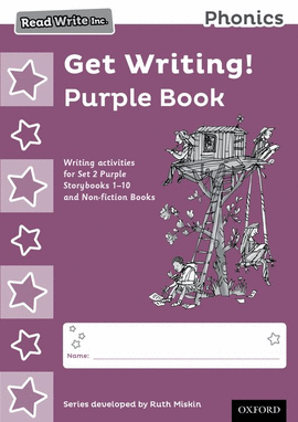 READ WRITE INC.PHONICS GET WRITING! PURPLE BOOK PACK OF 10