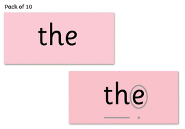 READ WRITE INC. PHONICS: RED WORD CARDS PACK OF 10