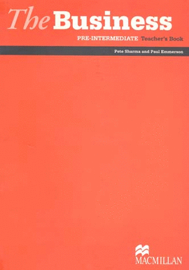 THE BUSINESS PRE-INTERMEDIATETEACHER'S BOOK