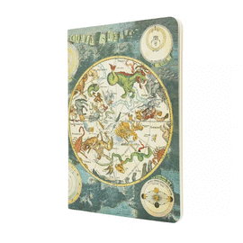 CUADERNO PAPERBLANKS A5 TAPA BLANDA PLANISPHERE LISO