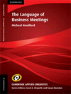 (S/DEV) LANGUAGE OF BUSINESS MEETINGS, THE