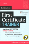 CAMB FIRST CERTIFICATE TRAINER (+CD)