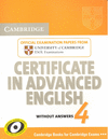 CAMB CERT. IN ADV. ENGLISH 4 W/O KEY