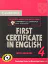 CAMB FCE IN ENGLISH 4 W/KEY