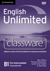 ENGLISH UNLIMITED PRE-INTERM CLASSWARE (DVD)