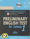 CAMB PET FOR SCHOOLS 1 SELF STUDY PACK
