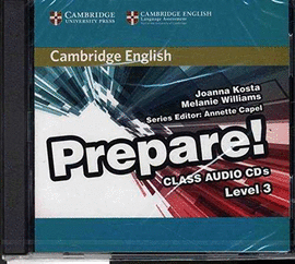 CAMBRIDGE ENGLISH PREPARE! LEVEL 3 CLASS AUDIO CDS (2)