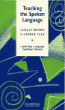 TEACHING SPOKEN LANGUAGE