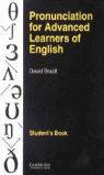 PRONUNCIATION ADVANCED LEARNERS ENGLISH