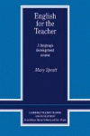 ENGLISH FOR THE TEACHER