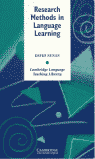 RESEAR METHODS IN LANGUAGE LEARNING