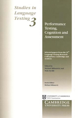 SLT 3 - PERFORMANCE TESTING, COGNITION AND AS
