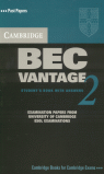 CAMBRIDGE BEC VANTAGE 2 W/KEY