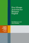 FIVE MINUTE ACTIVITIES BUSINESS ENGLISH