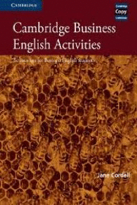 CAMB BUSINESS ENGLISH ACTIVITIES