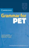 GRAMMAR FOR PET WO/KEY