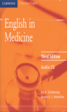 (3 ED) ENGLISH IN MEDICINE (CD)