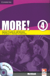 MORE! LEVEL 4 WORKBOOK WITH AUDIO CD