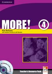 MORE! LEVEL 4 TEACHER'S RESOURCE PACK WITH TESTBUILDER CD-ROM/AUDIO CD