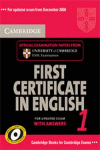 FIRST CERTIFICATE IN ENGLISH 1 W/KEY