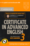 CERTIFICATE IN ADV ENGLISH 3 W/KEY