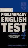 (2 ED) CAMB PRELIMINARY ENGLISH TEST 4 W/KEY