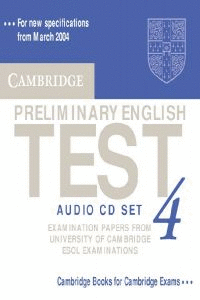 (2 ED) CAMB PRELIMINARY ENGLISH TEST 4 (CD)