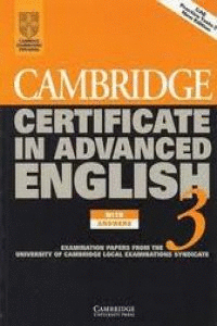 CAE 3 STUDENT'S BOOK + KEY