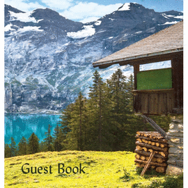 GUEST BOOK (HARDBACK), VISITORS BOOK, GUEST COMMENTS BOOK, VACATION HOME GUEST BOOK, CABIN GUEST BOOK, VISITOR COMMENTS BOOK, HO