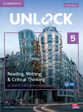 UNLOCK LEVEL 5 READING, WRITING AND CRITICAL THINKING STUDENT'S BOOK WITH DIGITA