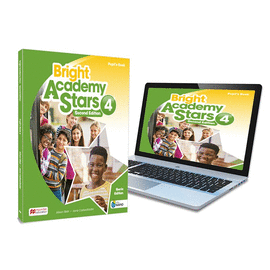 BRIGHT ACADEMY STARS 4 PUPIL'S BOOK:LIBRO DE TEXTO DE INGL�S IMPRESO CON ACCESO