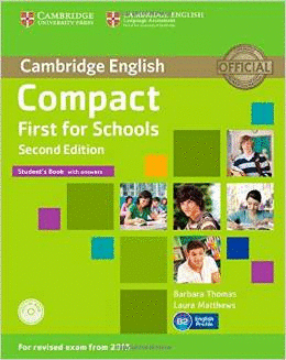 (2 ED) COMPACT FIRST FOR SCHOOLS W/KEY (+CD-R