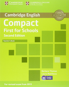 (2 ED) COMPACT FIRST FOR SCHOOLS TCH