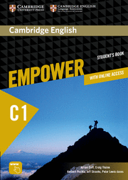 CAMBRIDGE ENGLISH EMPOWER ADVANCED C1 STUDENT'S BOOK WITH ONLINE ASSESSMENT AND PRACTICE, AND ONLINE WORKBOOK