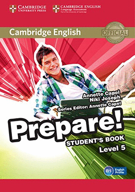 CAMBRIDGE ENGLISH PREPARE! LEVEL 5 STUDENT'S BOOK