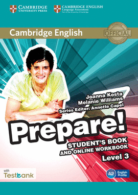 CAMB ENGLISH PREPARE! 3 (+ONLINE WB W/TESTBAN